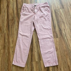 J Crew Pastel Pink Chino Pants Sz 4